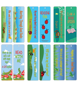 Creanoso Funny Jokes Bug Bookmarkers ÃƒÂ¢Ã¢â€šÂ¬Ã¢â‚¬Å“ Premium Quality Book Clippers for Kids, Boys, Girls