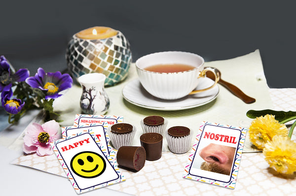 Creanoso Kinds of Emotions, Parts of the Body and Living Nonliving Things Learning Cards for Boys Girls Learning Cards for Kids Bulk Set (4-Deck) â€“ Gifts for Boys Girls Home Activities