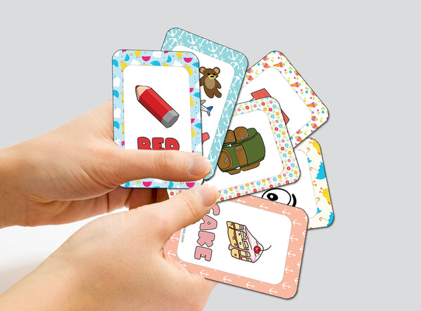 Creanoso My First 108 Words Learning Cards (4-Deck) - Premium Quality Gift Ideas for Children, Teens, & Adults for All Occasions - Stocking Stuffers Party Favor & Giveaways