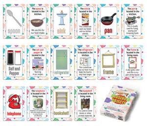 Household Objects Learning Cards (1-Deck)