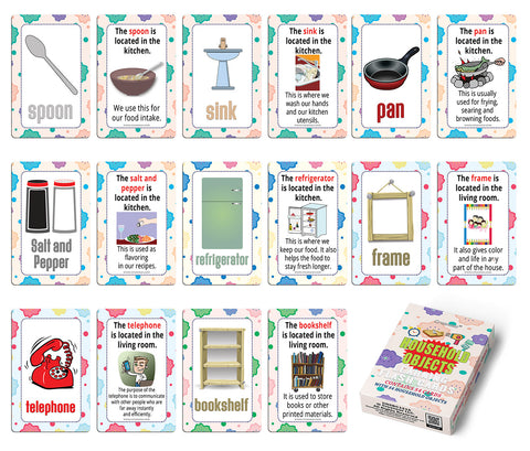 Household Objects Learning Cards (1-Deck)