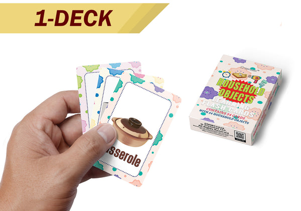 Household Objects Learning Cards (1-Deck)