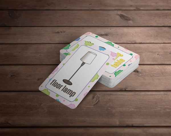 Household Objects Learning Cards (4-Deck)