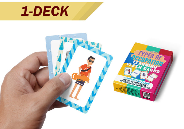 Types of Occupations Learning Cards (1-Deck)