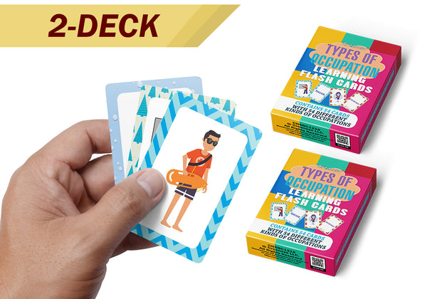 Types of Occupations Learning Cards (2-Deck)