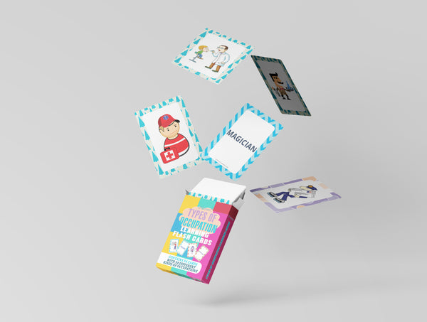 Types of Occupations Learning Cards (4-Deck)