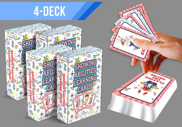 Abilities Questions Learning Cards (4-Deck)