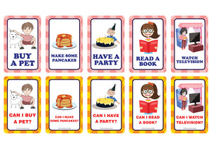 Asking Permission Learning Cards (1-Deck)