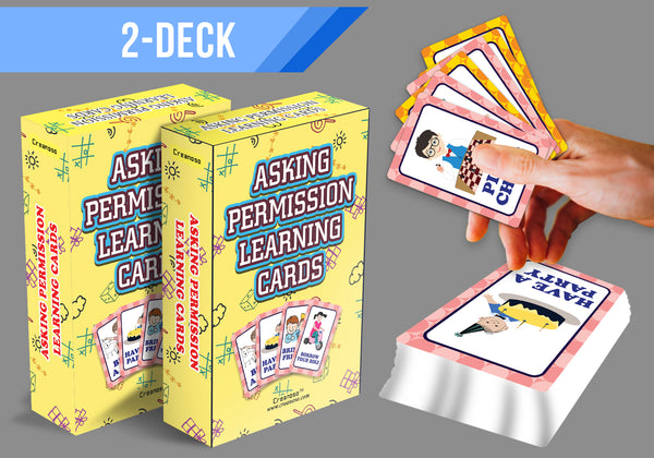Asking Permission Learning Cards (2-Deck)