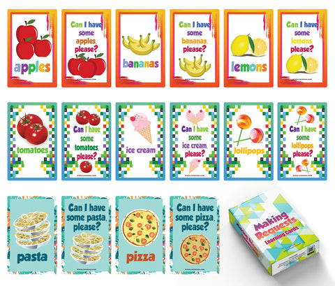 Making Requests Learning Cards (1-Deck)