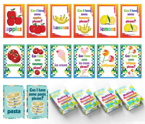 Making Requests Learning Cards (4-Deck)