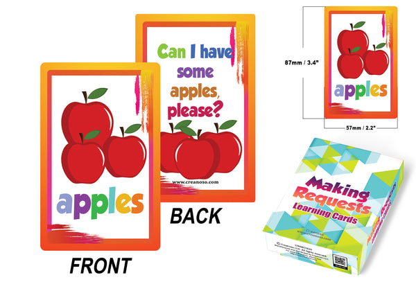 Making Requests Learning Cards (4-Deck)
