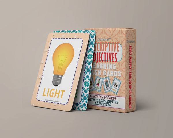 Descriptive Adjectives Learning Cards (2-Deck)