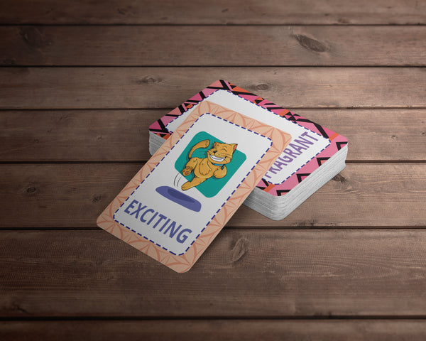 Descriptive Adjectives Learning Cards (2-Deck)