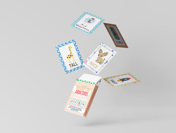 Descriptive Adjectives Learning Cards (2-Deck)