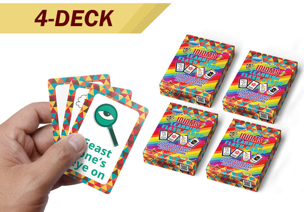 Idioms Learning Cards (4-Deck)