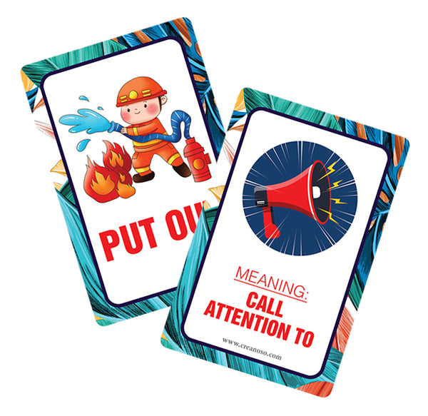 Phrasal Verbs Learning Cards (2-Deck X 54 Cards)