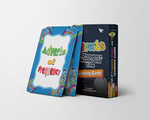 Adverbs of Frequency, Manner and Time Learning Cards (1-Deck X 54 Cards)