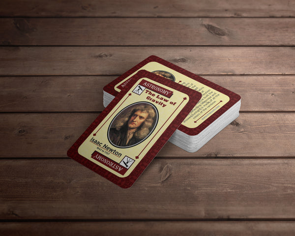 Creanoso Educational Famous Scientists Learning Cards (2-Deck) â€“ Gifts Ideas for Birthday Party Supply