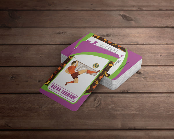 Kinds of Sports Learning Cards (1-Deck)