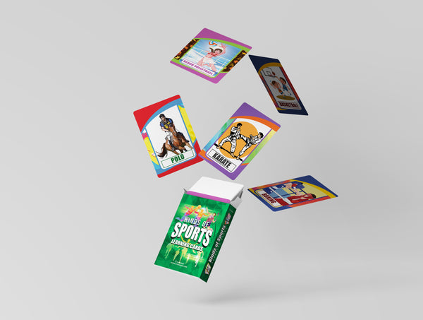 Kinds of Sports Learning Cards (1-Deck)