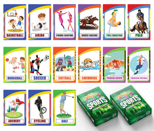 Kinds of Sports Learning Cards (2-Deck)