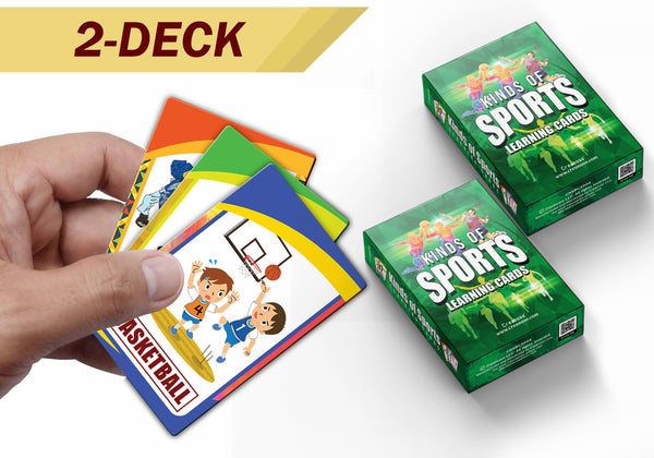 Kinds of Sports Learning Cards (2-Deck)