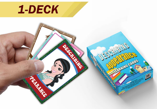 Describing Appearance Learning Cards (1-Deck X 54 Cards)