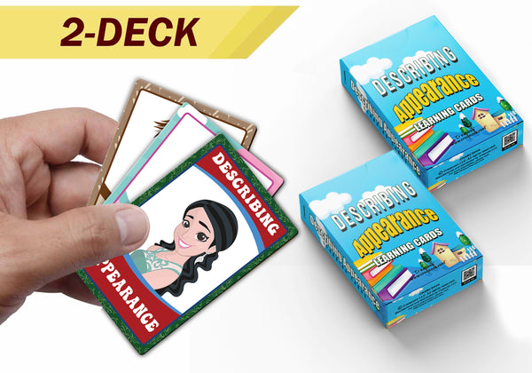 Describing Appearance Learning Cards (2-Deck X 54 Cards)