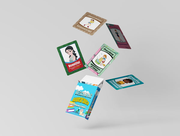 Describing Appearance Learning Cards (4-Deck X 54 Cards)