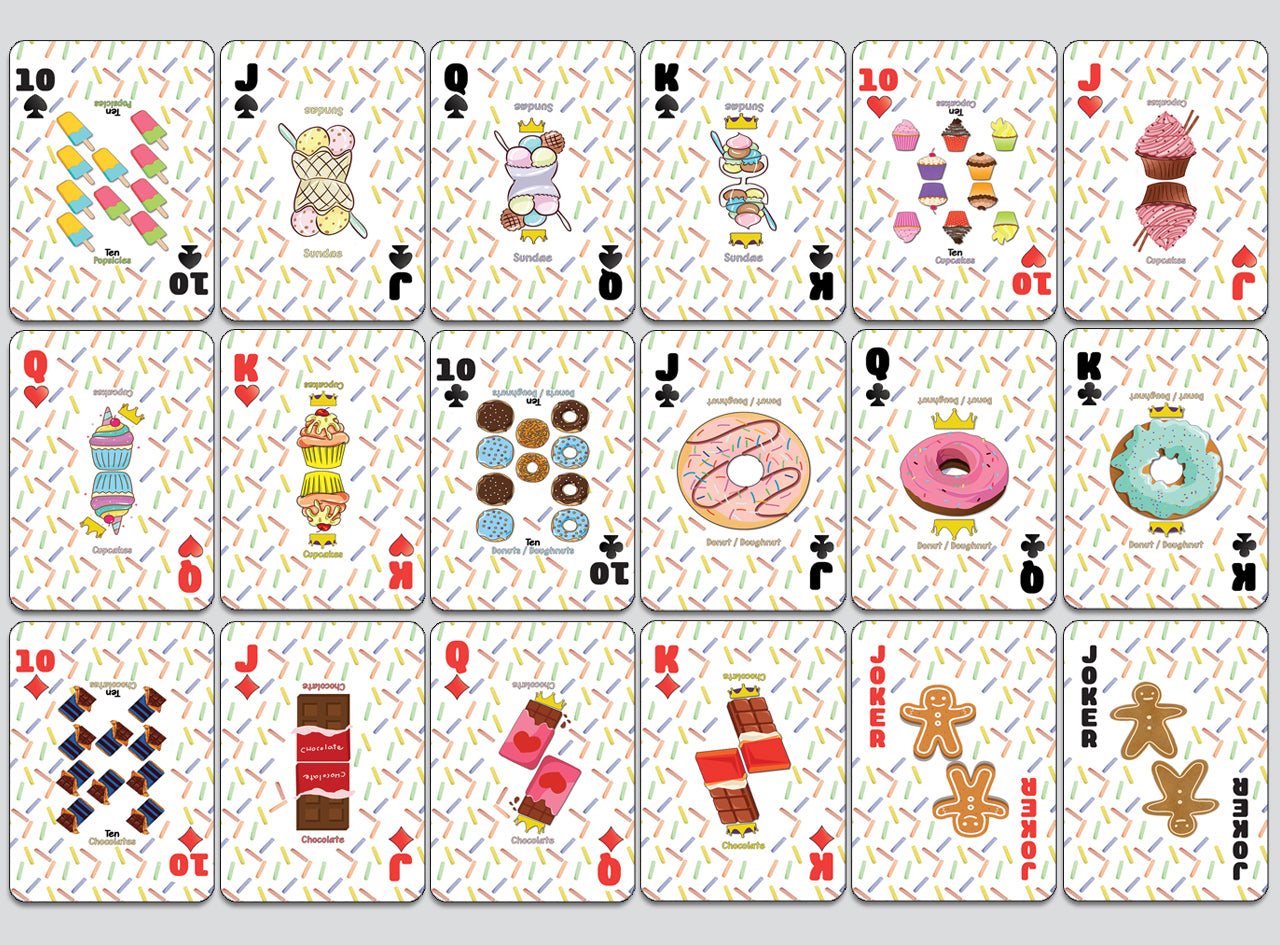 Dessert Playing Cards (1-Deck)