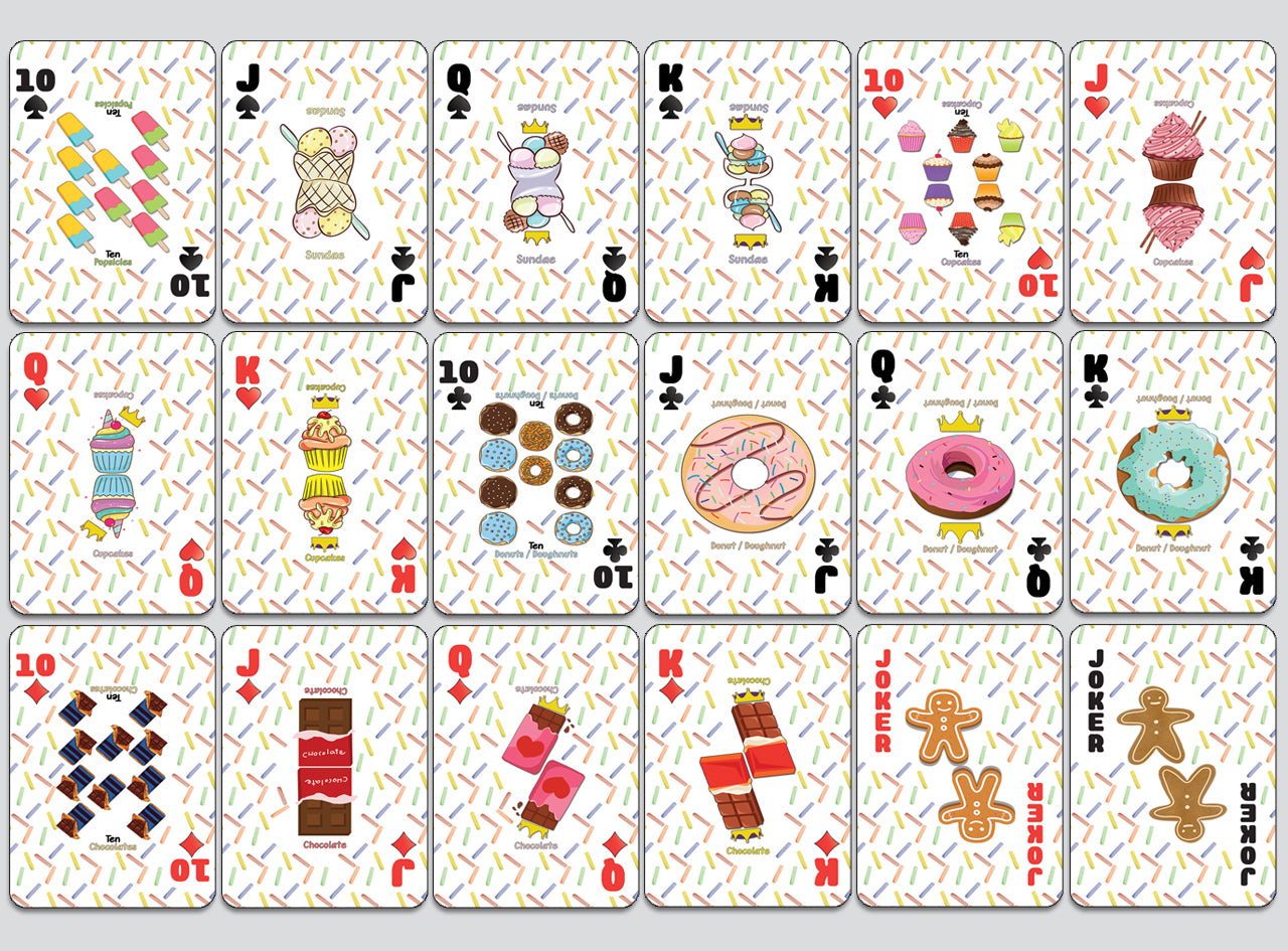Dessert Playing Cards (2-Deck)