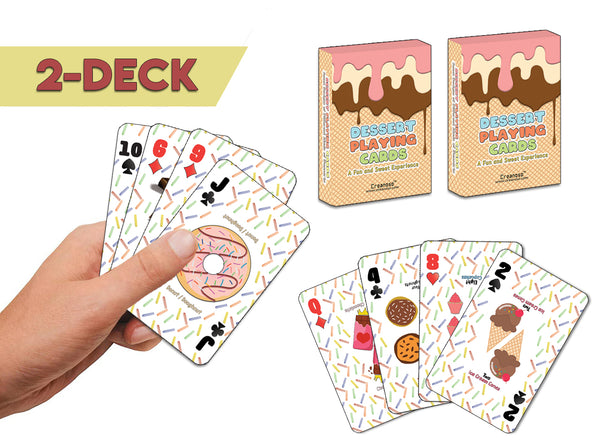 Dessert Playing Cards (2-Deck)