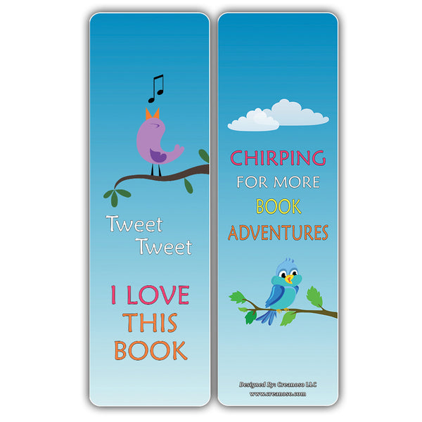 Creanoso Bird Reading Bookmarks ÃƒÂ¢Ã¢â€šÂ¬Ã¢â‚¬Å“ Premium Gift Set ÃƒÂ¢Ã¢â€šÂ¬Ã¢â‚¬Å“ Awesome Bookmarks for Bookworms