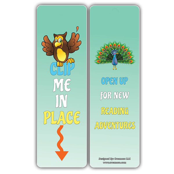 Creanoso Bird Reading Bookmarks ÃƒÂ¢Ã¢â€šÂ¬Ã¢â‚¬Å“ Premium Gift Set ÃƒÂ¢Ã¢â€šÂ¬Ã¢â‚¬Å“ Awesome Bookmarks for Bookworms