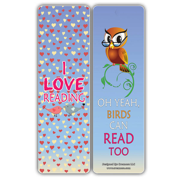 Creanoso Bird Reading Bookmarks ÃƒÂ¢Ã¢â€šÂ¬Ã¢â‚¬Å“ Premium Gift Set ÃƒÂ¢Ã¢â€šÂ¬Ã¢â‚¬Å“ Awesome Bookmarks for Bookworms