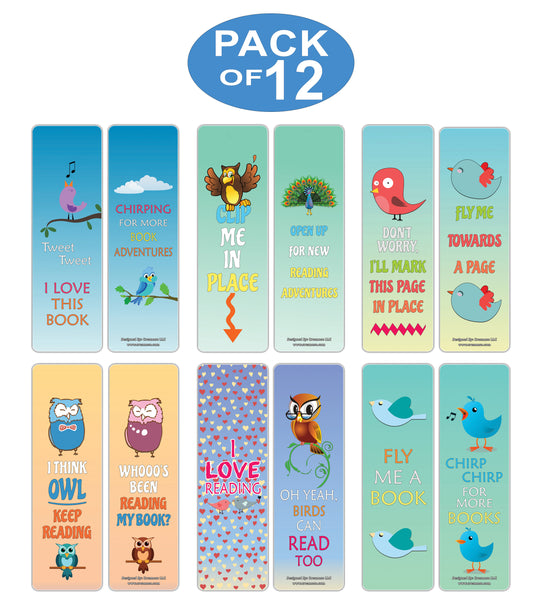 Creanoso Bird Reading Bookmarks ÃƒÂ¢Ã¢â€šÂ¬Ã¢â‚¬Å“ Premium Gift Set ÃƒÂ¢Ã¢â€šÂ¬Ã¢â‚¬Å“ Awesome Bookmarks for Bookworms