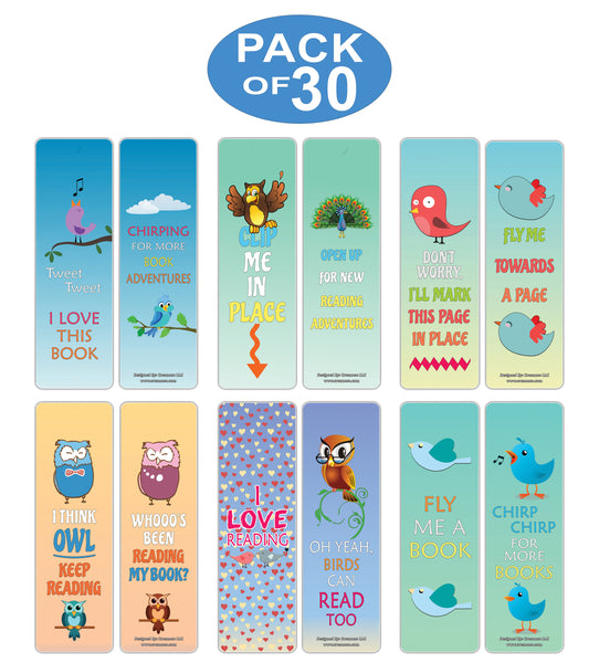 Creanoso Bird Reading Bookmarks ÃƒÂ¢Ã¢â€šÂ¬Ã¢â‚¬Å“ Premium Gift Set ÃƒÂ¢Ã¢â€šÂ¬Ã¢â‚¬Å“ Awesome Bookmarks for Bookworms