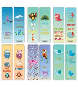 Creanoso Bird Reading Bookmarks ÃƒÂ¢Ã¢â€šÂ¬Ã¢â‚¬Å“ Premium Gift Set ÃƒÂ¢Ã¢â€šÂ¬Ã¢â‚¬Å“ Awesome Bookmarks for Bookworms