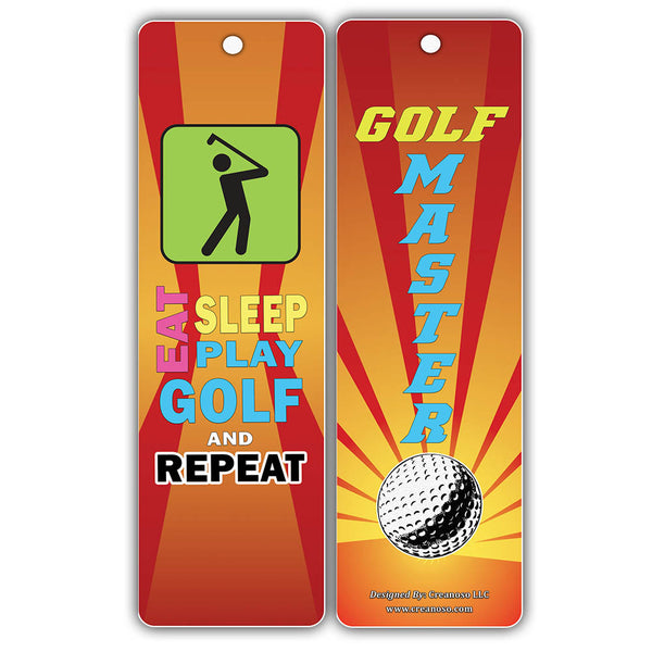 Creanoso Inspirational Sayings Golf Bookmarks ÃƒÆ’Ã‚Â¢ÃƒÂ¢Ã¢â‚¬Å¡Ã‚Â¬ÃƒÂ¢Ã¢â€šÂ¬Ã…â€œ Premium Gift Set ÃƒÆ’Ã‚Â¢ÃƒÂ¢Ã¢â‚¬Å¡Ã‚Â¬ÃƒÂ¢Ã¢â€šÂ¬Ã…â€œ Awesome Bookmarks for Golfers