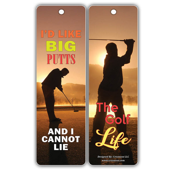 Creanoso Inspirational Sayings Golf Bookmarks ÃƒÆ’Ã‚Â¢ÃƒÂ¢Ã¢â‚¬Å¡Ã‚Â¬ÃƒÂ¢Ã¢â€šÂ¬Ã…â€œ Premium Gift Set ÃƒÆ’Ã‚Â¢ÃƒÂ¢Ã¢â‚¬Å¡Ã‚Â¬ÃƒÂ¢Ã¢â€šÂ¬Ã…â€œ Awesome Bookmarks for Golfers