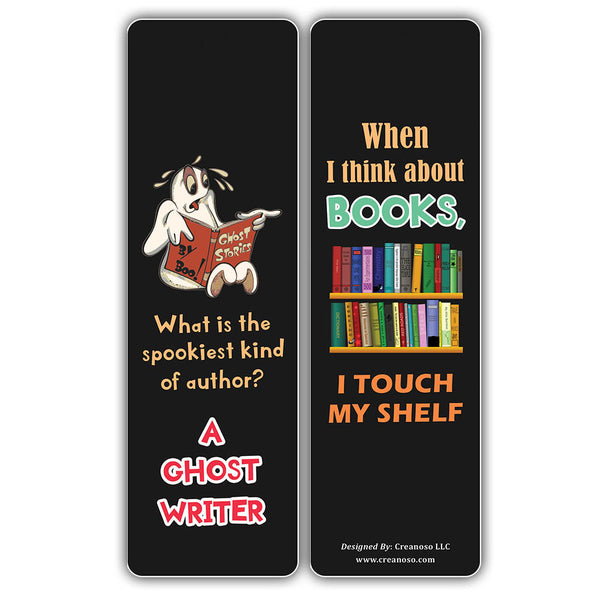 Creanoso Silly Funny Puns Reading Book Lovers Bookmarkers (60-Pack) ÃƒÆ’Ã‚Â¢ÃƒÂ¢Ã¢â‚¬Å¡Ã‚Â¬ÃƒÂ¢Ã¢â€šÂ¬Ã…â€œ Six Assorted Quality Bookmarks Bulk Set ÃƒÆ’Ã‚Â¢ÃƒÂ¢Ã¢â‚¬Å¡Ã‚Â¬ÃƒÂ¢Ã¢â€šÂ¬Ã…â€œ Premium Gift for Bibliophiles ÃƒÆ’Ã‚Â¢ÃƒÂ¢Ã¢â‚¬Å¡Ã‚Â¬ÃƒÂ¢Ã¢â€šÂ¬Ã…â