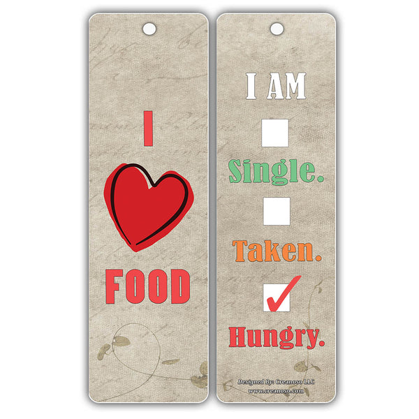 Creanoso Inspiring Sayings Food Lovers Bookmarks ÃƒÂ¢Ã¢â€šÂ¬Ã¢â‚¬Å“ Awesome Bookmarks for Chefs, Cooks, Food Lovers