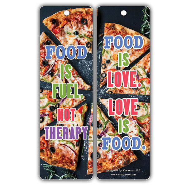 Creanoso Inspiring Sayings Food Lovers Bookmarks ÃƒÂ¢Ã¢â€šÂ¬Ã¢â‚¬Å“ Awesome Bookmarks for Chefs, Cooks, Food Lovers