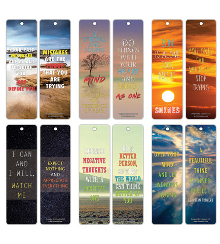 Creanoso Inspiring Mind and Thoughts Sayings Bookmarks ÃƒÆ’Ã‚Â¢ÃƒÂ¢Ã¢â‚¬Å¡Ã‚Â¬ÃƒÂ¢Ã¢â€šÂ¬Ã…â€œ Premium Gift Set for Bookworm