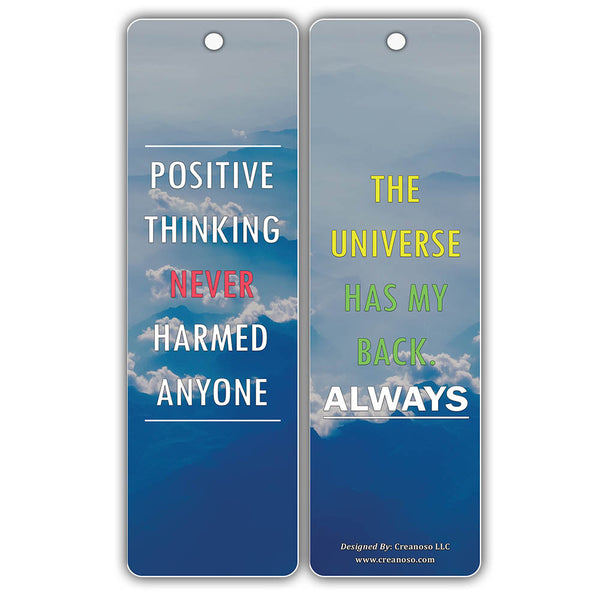 Creanoso Inspirational Vibe Quotes Positive Bookmarks ÃƒÆ’Ã‚Â¢ÃƒÂ¢Ã¢â‚¬Å¡Ã‚Â¬ÃƒÂ¢Ã¢â€šÂ¬Ã…â€œ Awesome Bookmarks Collection Set