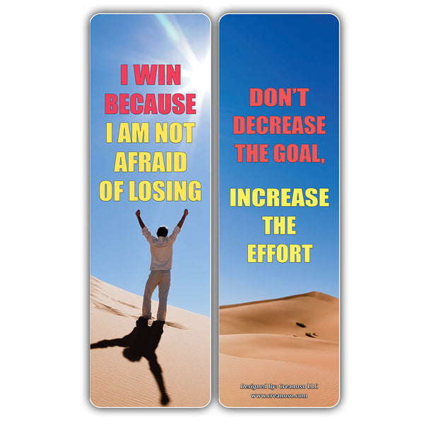Creanoso Inspirational Strong Determination Life Quotes Bookmarks ÃƒÂ¢Ã¢â€šÂ¬Ã¢â‚¬Å“ Premium Gift Set