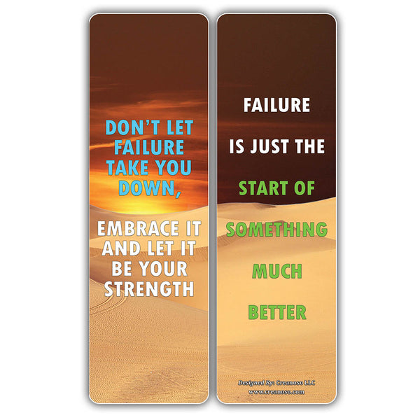 Creanoso Inspirational Strong Determination Life Quotes Bookmarks ÃƒÂ¢Ã¢â€šÂ¬Ã¢â‚¬Å“ Premium Gift Set