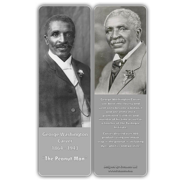 Creanoso Famous Historical African Americans Bookmarks ÃƒÆ’Ã‚Â¢ÃƒÂ¢Ã¢â‚¬Å¡Ã‚Â¬ÃƒÂ¢Ã¢â€šÂ¬Ã…â€œ Learning Rewards Cards - Unique Gifts