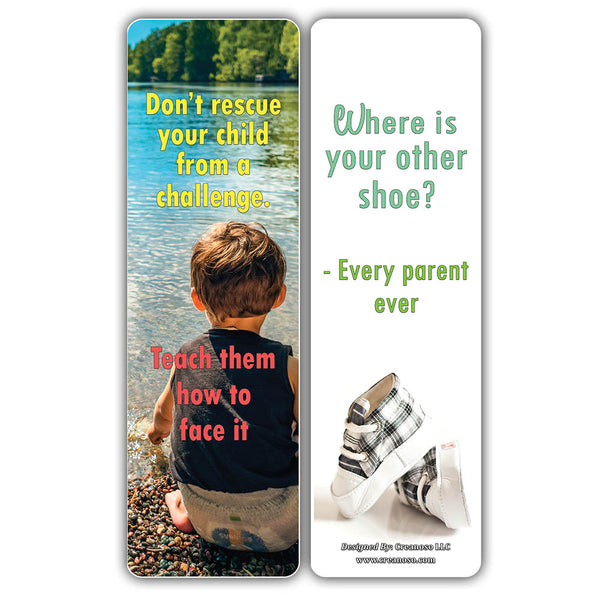 Creanoso Funny and Inspiring Parenting Quotes Bookmarks ÃƒÂ¢Ã¢â€šÂ¬Ã¢â‚¬Å“ Inspirational Sayings for Parents
